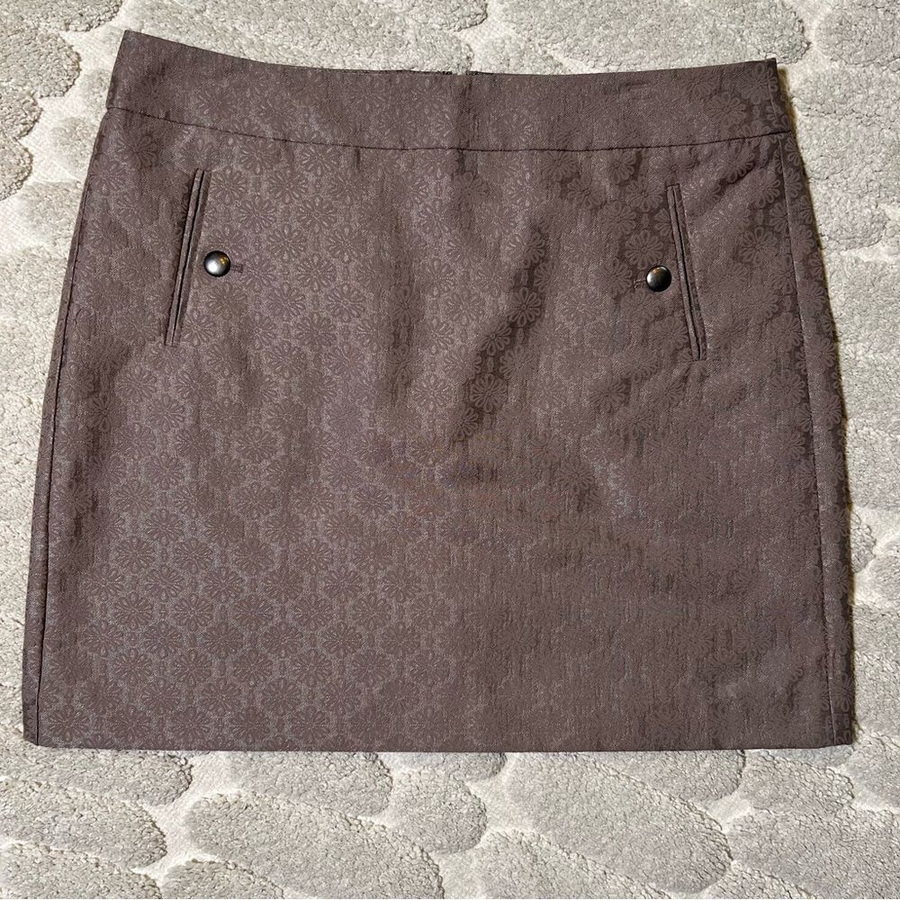 Ann Taylor Loft taupe skirt 💗 NWT 💗 fully lined💗 zipper 💗 size 10